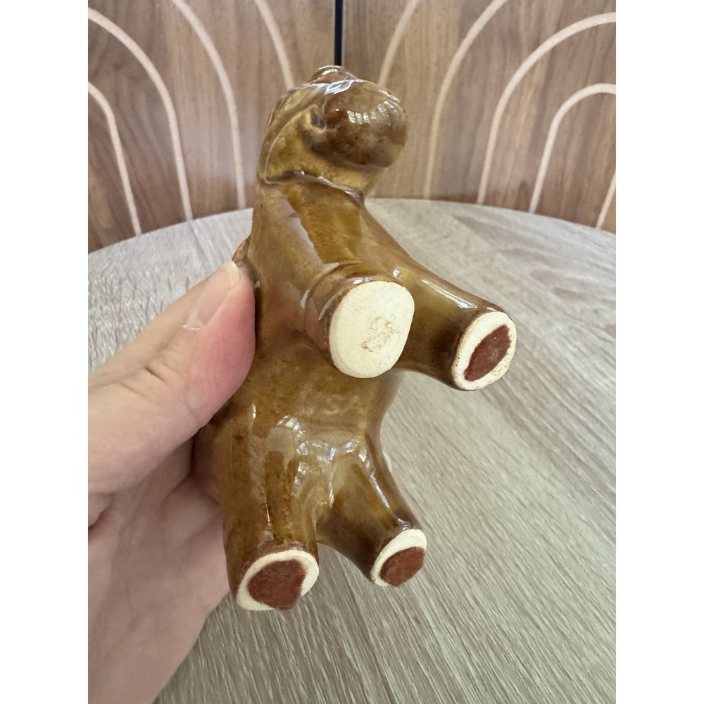 Vintage McCoy Floraline Brown Animal HORSE Planter Rare - Picture 3 of 5